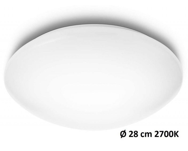 Plafoniéry - PH 31801/31/EO LED Stropní svítidlo Philips Suede 31801/31/EO bílé 2700K 28cm - PHILIPS (915005503501) - foto 1
