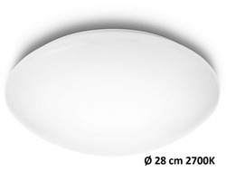 Plafoniéry - PH 31801/31/EO LED Stropní svítidlo Philips Suede 31801/31/EO bílé 2700K 28cm - PHILIPS (915005503501)