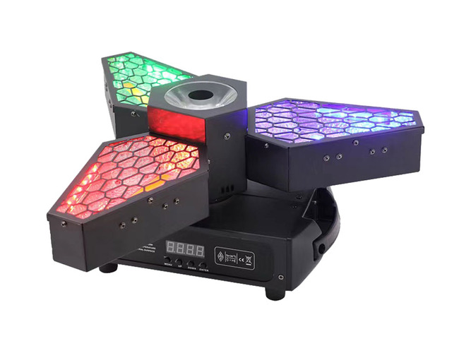 Jevištní efekty - 3ksx60W Teplá bílá + 36x3W RGB - foto 1