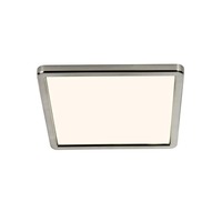Hranatá - NOR 2015056155 Stropní svítidlo Oja 29x29 IP20 3000K/4000K 14,5W LED broušený nikl bílá - NORDLUX