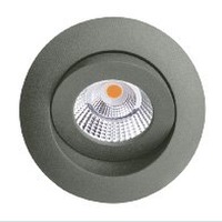 Kruhová - SLC 3234456 Zápustné svítidlo Allround Gyro 10W antracit 3000K 530lm 230V - TLG