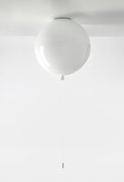 Dekorativní - BRO PC00876_001 Stropní svítidlo MEMORY bílé lesklé průměr 40cm E27 15W úsporná - BROKIS A