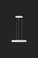 Kruhová - OS CAR66879 CARINA LE2 závěsné skleněné svítidlo bílá IP40 4000 K 46W LED DALI (původní kód OS 66879) - OSMONT