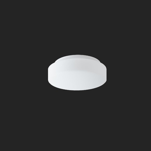 Kruhová - OS EDN47154 EDNA 1 stropní/nástěnné skleněné svítidlo bílá IP43 4000 K 1W LED (původní kód OS 47154) - OSMONT - foto 1