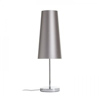 Stolní lampy dekorační - RED R14051 NYC/CONNY 15/30 stolní Monaco holubí šeď/stříbrné PVC/chrom 230V E27 7W - RED - DESIGN RENDL