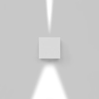 Nástěnná - AR T4201NLW20 Effetto 14 čtverec 1 large beam + 1 narrow beam antracitová šedá - ARTEMIDE
