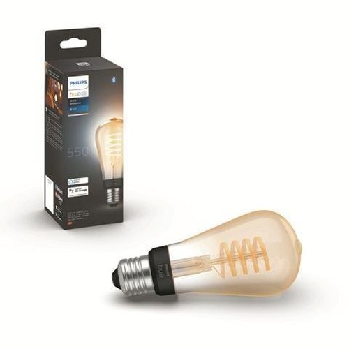SmartHome Paul Neuhaus - PH 8719514301467 Hue Bluetooth LED White Ambiance filamentová žárovka Philips 8719514301467 E27 ST64 7W 550lm 2200-4500K černá, stmívatelná - PHILIPS (929002477701) - foto 1