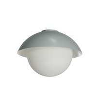 Kruhová - OS LUK60516 LUKIDA 3 stropní/nástěnné skleněné svítidlo šedá / bílá IP65 4000 K 27W LED - OSMONT