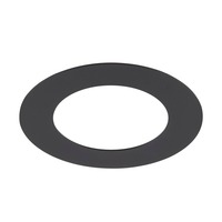 Pojistky, baterie, startéry - LA 1006139 Numinos® S montážní rámeček kulatý 160/100 mm černý - BIG WHITE (SLV)