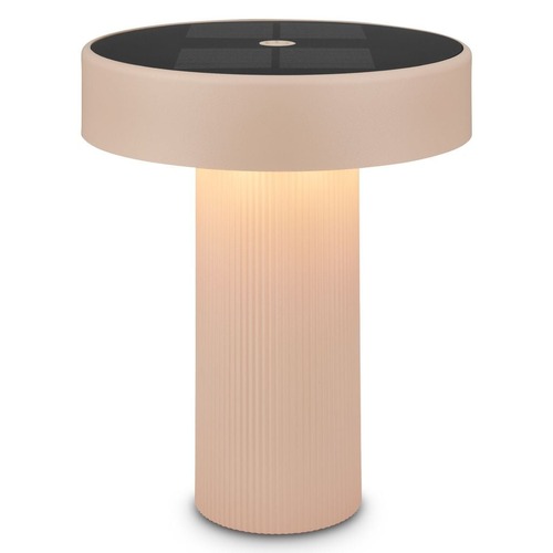 Na stůl - BRI 7691011 POGA LED solární + dobíjecí stolní lampa béžová 1W 150lm 3000K stmívatelná - BRILONER - foto 1