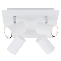 Bodová - BRILO 2857-046 Bodové svítidlo 26,5 cm 4xGU10 40W bílé - BRILO