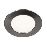 Zapuštěná - LA 112225 DL 126 LED, typ downlight, kulaté, kartáčovaný kov, teplá bílá, 12 V - BIG WHITE (SLV)