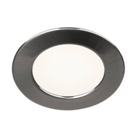 Zapuštěná - LA 112225 DL 126 LED, typ downlight, kulaté, kartáčovaný kov, teplá bílá, 12 V - BIG WHITE (SLV)
