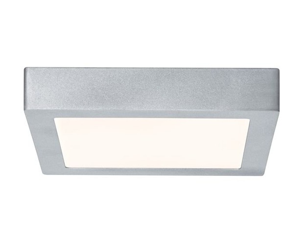 Hranatá - P 70649 Stropní svítidlo Lunar LED Panel 15,5W matný chrom, hliník - PAULMANN - foto 1