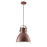 Kruhová - FAN I-LEGEND-S32 BRO Závěsné svítidlo Legend, corten/měděné, 1 x E27, 31,5 x 184 cm - FANEUROPE