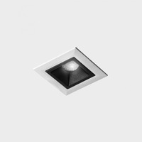 Hranatá - KHL K51300.01.RF.WH-BK.30.ST.9.27.PU NSES zapuštěné svítidlo s rámečkem bílá-černá 2 W 2700K PUSH - KOHL-Lighting