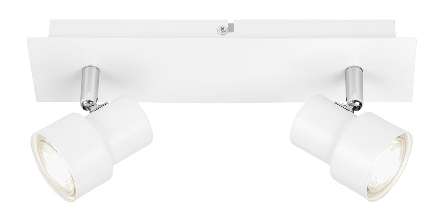 Bodová - BRI 2861-026 Bodové svítidlo 29 cm 2xGU10 10W 920lm bílé - BRILONER - foto 1