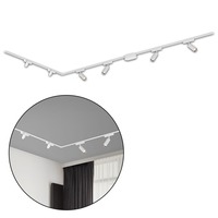 Lištové Briloner 48V - BRILO 8036066 Luxtrail lištový systém, 4x LED spoty, 2x LED svítidlo, do L, bílá - BRILO