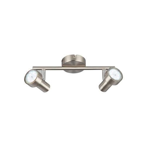 Bodová - BRI 2843-022 Bodové svítidlo 27,5 cm 2xGU10 500lm 6W matný nikl - BRILONER - foto 1