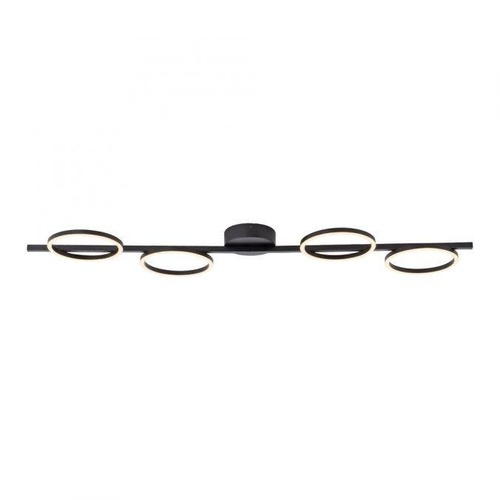 Dekorativní - LD 14212-18 Kolekce Schöner Wohnen LED stropní svítidlo MINI RITUS, černá, stmívatelné, krokově stmívatelné, 3000K - JUST LIGHT - foto 1