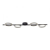 Dekorativní - LD 14212-18 Kolekce Schöner Wohnen LED stropní svítidlo MINI RITUS, černá, stmívatelné, krokově stmívatelné, 3000K - JUST LIGHT