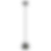 Koule - LA 133490 LIGHTEYEBALL závěsná černá/chrom černý textilní kabel 230V GU10 5W - BIG WHITE (SLV)