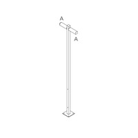 Sloupková - AR T4507C30 Walking - stojna 2500 - 2x180° hlavy - A 90h - ARTEMIDE