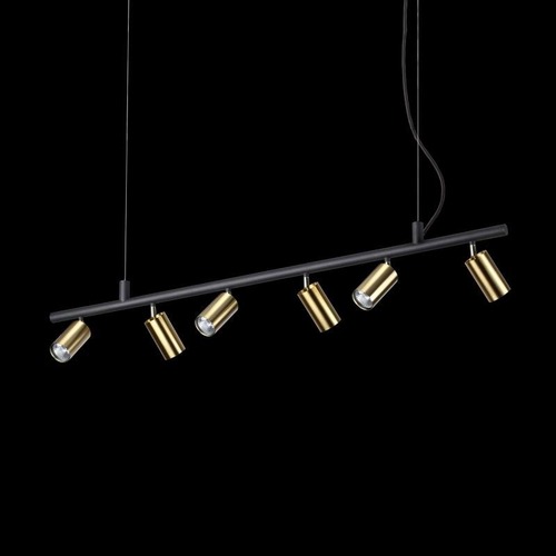 Podélná - ILUX 244648 DYNAMITE SP6 OTTONE SATINATO - IDEALLUX - foto 1