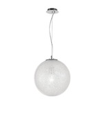Koule - NV 9361743 Závěsné svítidlo FROZEN čiré sklo a akryl uvnitř chromovaný hliník E27 1x12W IP20 bez žárovky - NOVA LUCE