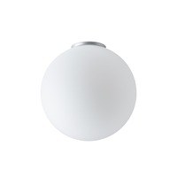 Kruhová - OS STY45006 STYX 4 stropní skleněné svítidlo stříbrná / bílá IP65 40W E27 - OSMONT
