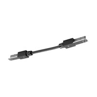 Lišty a příslušenství - LA 172190 Spojka FLEX pro 230V 2fázovou kolejnici D-TRACK černá - BIG WHITE (SLV)