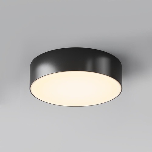 Přisazená - M O431CL-L30B3K Stropní svítidlo Zon IP65 3000K 30W 2200lm černý hliník teplá bílá - MAYTONI - foto 1