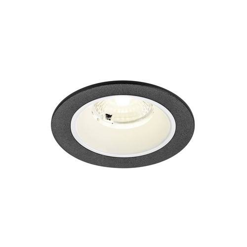 Kruhová - LA 1009473 NUMINOS® S Stropní vestavné svítidlo, 4000 K, 40°, IP20, kulaté, černé / bílé - BIG WHITE (SLV) - foto 1