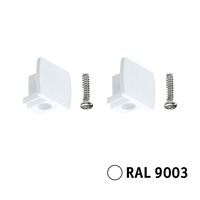 Lišty a příslušenství - P 95653 URail koncovka 13x21mm bílá - PAULMANN