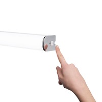 Nad obrazy/zrcadla - FAN LED-BLASTER-60 Koupelnové nástěnné LED svítidlo BLASTER, bílá/chrom, hliník/polykarbonát, 16 W, 1720 lm, 4000 K, IP44, 5,3 x 60 x 5,5 cm - FANEUROPE