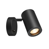 Bodová - LA 1000729 ENOLA B nástěnné svítidlo QPAR51 se spínačem černé max. 50W - BIG WHITE (SLV)