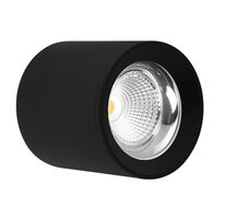 Downlight - CEN RNDNE-109040 Stropní SVÍTIDLO LED RONDO ČERNÉ 90x90mm 10W/230VAC 4000K 800Lm 45d IP20  - CENTURY