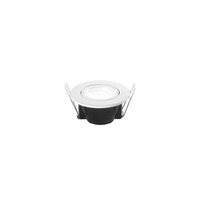 Koupelnová - FAN INC-GLOW-R90 Zápustné venkovní svítidlo LED Glow, černé, 6 W, 600 lm, CCT stmívatelné, IP65, 8,05 x 4,9 cm - FANEUROPE
