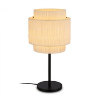Stolní lampy dekorační - BRI 7851014 Papper stolní lampa, stínidlo z přírodních vláken, přírodní - BRILONER