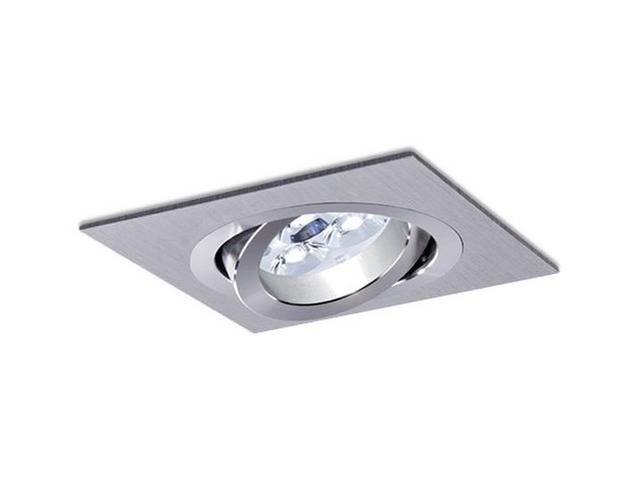 Hranatá - BPM 3011.01.RF.SA-SA.GU Vestavné svítidlo Mini Katli kartáčovaný hliník 1x50W 230V (starý kód 3011GU) - BPM - foto 1