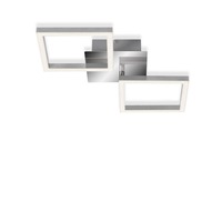 Hranatá - BRILO 3207018 LED stropní svítidlo, 47 cm, 1200 LM, 16 W, hliník-chrom (starý kód: BRILO 3207-018) - BRILO
