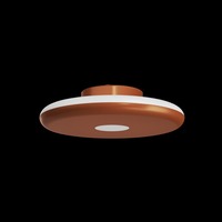 Kruhová - OS ZET60034 ZETA 1 PF stropní/nástěnné plastové svítidlo terakota / bílá IP40 3000 K 31W LED - OSMONT