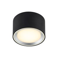Kruhová - NOR 47540103 Přisazené downlight svítidlo Fallon 8,5W LED černá - NORDLUX