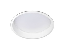 Kruhová - KHL K50320.04.RF.WH-WH.MP.ST.8.40 Zápustné svítidlo LIM Ø210mm bílé 30W 4000K - KOHL-Lighting