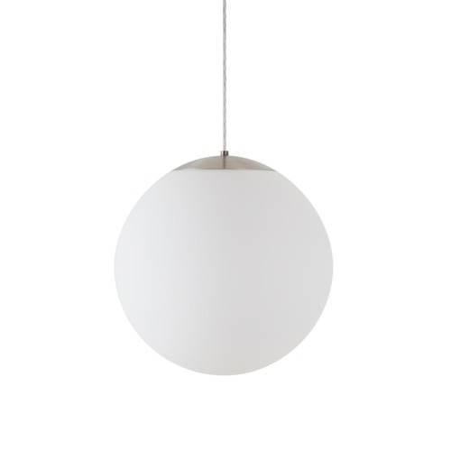 Koule - OS ISI70343 ISIS S3 PM-M HP závěsné plastové svítidlo kartáčovaná nerez / bílá IP40 3000 K 52W LED - OSMONT - foto 1