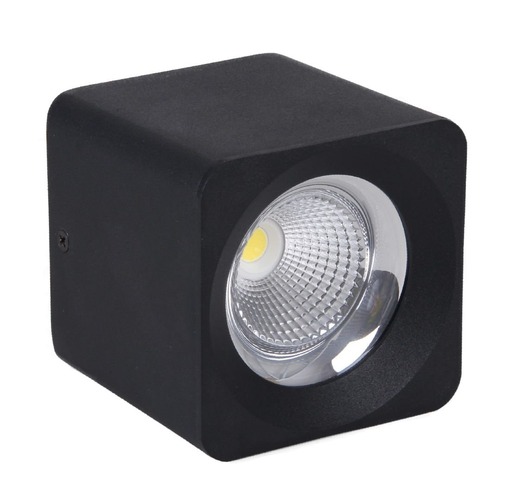 Hranatá - CEN QBNE-1511240 Stropní SVÍTIDLO LED QUBE ČERNÉ 112x112x123mm 15W/230VAC 4000K 1350Lm 45d IP20  - CENTURY - foto 1