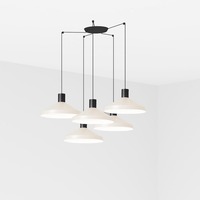 Kónická - FARO 68596-5L KOMBO 400 závěsné svítidlo, béžová, 5L - FARO