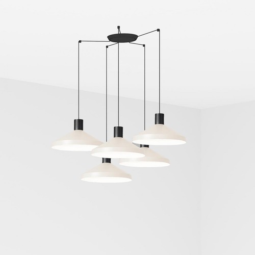 Kónická - FARO 68596-5L KOMBO 400 závěsné svítidlo, béžová, 5L - FARO - foto 1