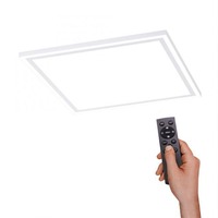 Hranatá - LD 14851-16 EDGING LED stropní svítidlo hranaté v bílé s nastavitelnou teplotou barvy 2700-5000K a funkcí stmívání - LEUCHTEN DIREKT / JUST LIGHT