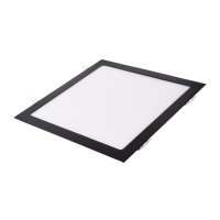 LED panely čtvercové - BSN24 LED panel 24W černý čtverec